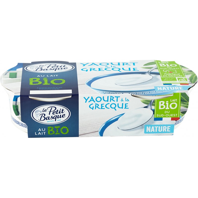 Yaourt A La Grecque Nature Bio Au Lait De Melange Magasin D Usine Virtuel Sill