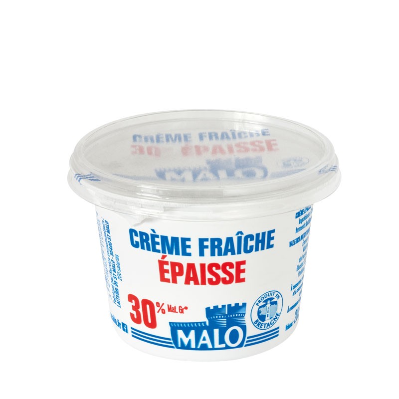 Crème fraiche 30% MG MALO| Magasin d'usine Sill